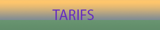 tarifs